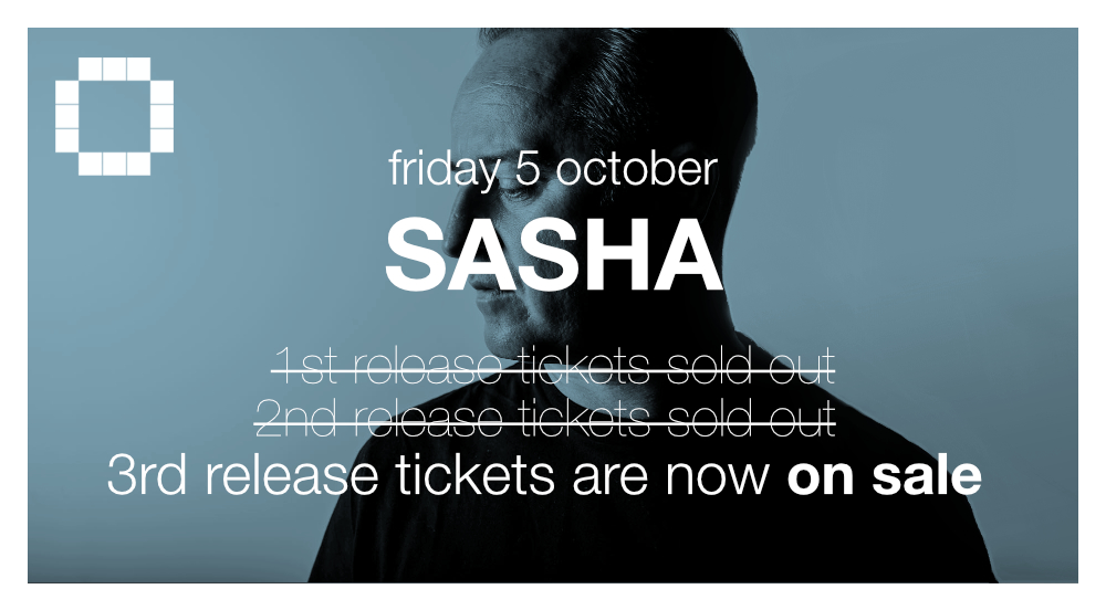 Ticket flyer for Sasha at Culture Box